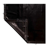 Capa Para Barco 6m Borda Alta Canoa Lona Sol Chuva Cor Preto