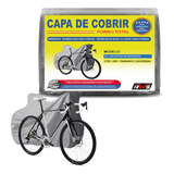 Capa Para Bicicleta Impermeável Marca Hws Forro Total Silver