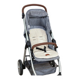 Capa Para Carrinho De Bebê Linho Premium Bege Batistela Baby