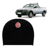 Capa Para Estepe Fiat Strada Carpete Automotivo Logo Bordado