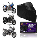Capa Para Moto Forrada Impermeável Térmica Sol Chuva Lom