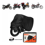 Capa Para Moto Porte Grande E Com Baú Anti Chama Impermeável
