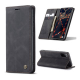 Capa Para Samsung Note De Couro Flip Case Wallet Kickstand
