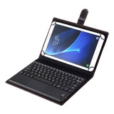 Capa Para Tablet Universal Couro Teclado Bluetooth Touchpad