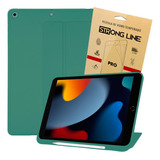 Capa Para iPad 9 9 Geração 2021 Suporte Pencil + Pelicula