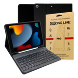 Capa Para iPad 9 Smart + Teclado Suporte Caneta + Pelicula 