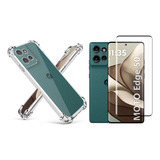 Capa + Película 3d Para Motorola Moto Todos Modelos