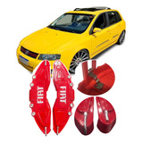 Capa Pinça Freio Com Garras 2 Pç Compatível Stilo 2007-2012