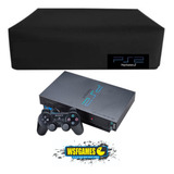 Capa Playstation 2 - Ps2 - Pstwo - Fat - Skin Preta Poeira