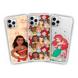 Capa Princesa Princesas Transparente Cartoon Desenho Capinha