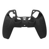Capa Protetora Antiderrapante Compatível Com Ps5 Dualsense Cor Preto