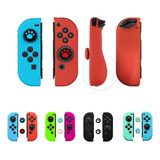 Capa Protetora Controle Para Nintendo Switch Joy Con + Grips