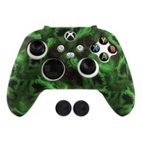 Capa Protetora Lobo Para Controle Xbox Serie Sx + 2 Grips