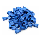 Capa Protetora P/ Conector Rj45 -- Azul -- Pacote C/ 100un