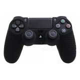 Capa Protetora Silicone Controle Ps4 + 1 Par De Grips