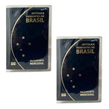 Capa Pvc Transparente Passaporte Com Bolso Kit Com 2 Capas