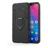 Capa Robusta Com Suporte Anel Anti Queda Para Pocophone F1