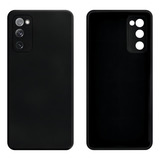 Capa Silicone Aveludada Para Galaxy S20 Fe / S20fe Cor Preto