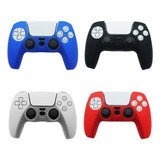 Capa Silicone Controle Dualsense Playstation 5 Ps5 + 8 Grips