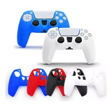 Capa Silicone Controle Dualsense Playstation 5 Ps5 + 8 Grips