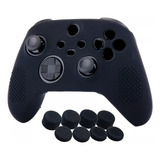 Capa Silicone Controle Xbox Series X S + Grips P/ Analógicos