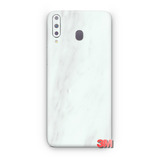 Capa Skin Adesivo 3m Mármore Branca Galaxy M30