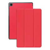 Capa Smart Para Tablet Galaxy Tab A9 Plus 11 X210 X216 X218 Cor Vermelho
