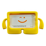 Capa Tablet 7 Polegadas Infantil Borracha Tab3lite T110 T210 Cor Amarelo