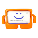 Capa Tablet 7 Polegadas Universal Infantil Emborrachada Cor Laranja