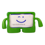 Capa Tablet 7 Polegadas Universal Infantil Emborrachada Cor Verde Bracinho