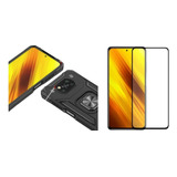 Capa Top Compatível Com Xiaomi Poco X3/ X3 Pro + Pelicula 3d