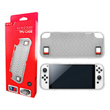 Capa Tpu Protetora Silicone Nintendo Switch Oled Antiqueda
