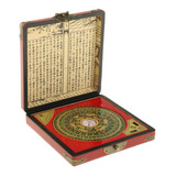 Capa Vintage Feng Shui Luo Pan (bússola Chinesa) Com Capa