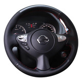 Capa Volante Nissan Maxima Juke 2009- 2019 Couro Fibra Real