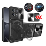 Capa Xiaomi Poco X6 Pro 5g -- Capinha Case Proteção De Câmera Com Suporte 360 Armadura Militar Anti Queda Aj Shops