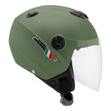 Capacete Aberto Pro Tork New Atomic Elite Viseira Solar Fumê