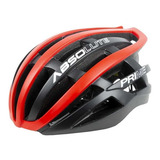 Capacete Absolute Ciclismo Prime Preto E Vermelho In Mold G