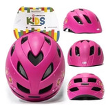 Capacete Absolute Kids Roll Rosa Princesa Infantil