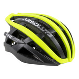 Capacete Absolute Prime In-mold Ciclismo Bike Mtb Speed Cor Preto/amarelo Tamanho G