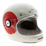 Capacete Bell Bullitt Tt Gloss Vintage ! Loja @ Cor Branco/vermelho Tamanho Do Capacete 59