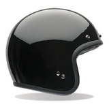 Capacete Bell Custom 500 Solid Black Preto Liso Loja