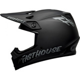 Capacete Bell Mx 9 Fasthouse Mips Preto Fosco Motocross