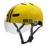 Capacete Bike Scooter Elétrica Patinete Skate Viseira Fume