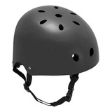 Capacete Bike Skate Coquinho Atrio Fosco Cor Preto Tamanho P