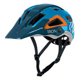 Capacete Ciclismo Asw Bike Iron Todas As Cores Cor Azul Tamanho P/m