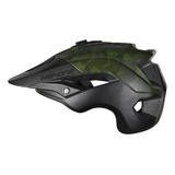 Capacete Ciclismo Enduro Montano Pto/verde Militar- High One