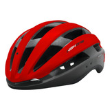 Capacete Ciclismo Mtb Speed High One Wind Aero Preto / Verm Cor Vermelho Tamanho G