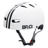 Capacete Ciclismo Skate Bike Patins Profissional Fosco White