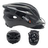 Capacete Ciclismo Skate Patinete Atrio Mtb Preto Unissex Tamanho G