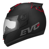 Capacete De Moto Fechado Integral Pro Tork Desenho G8 Evo Solid Preto Fosco Tamanho Do Capacete 60 Com Narigueira